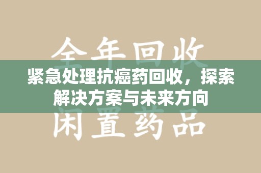 襄阳紧急处理抗癌药回收，探索解决方案与未来方向