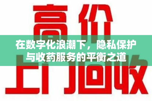 襄阳在数字化浪潮下，隐私保护与收药服务的平衡之道
